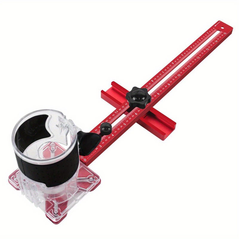 Router Milling Groove Bracket Aluminum Alloy Router Circle Cutting Jig Adjustable Router Jig for Woodworking - Image 1