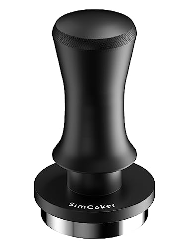 SimCoker Espresso Tamper 51mm Barista Coffee Tamper with Spring Loaded for Coffee Machine PortafilterStainless Steel