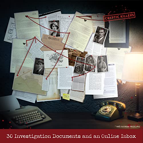 Cryptic Killers Unsolved murder mystery game - Cold Case Files Investigation - CRYPTIC KILLERS - Detective Evidence & Crime File - individuals, date nights & party games- "Murder at Merivale Manor" - Image 3
