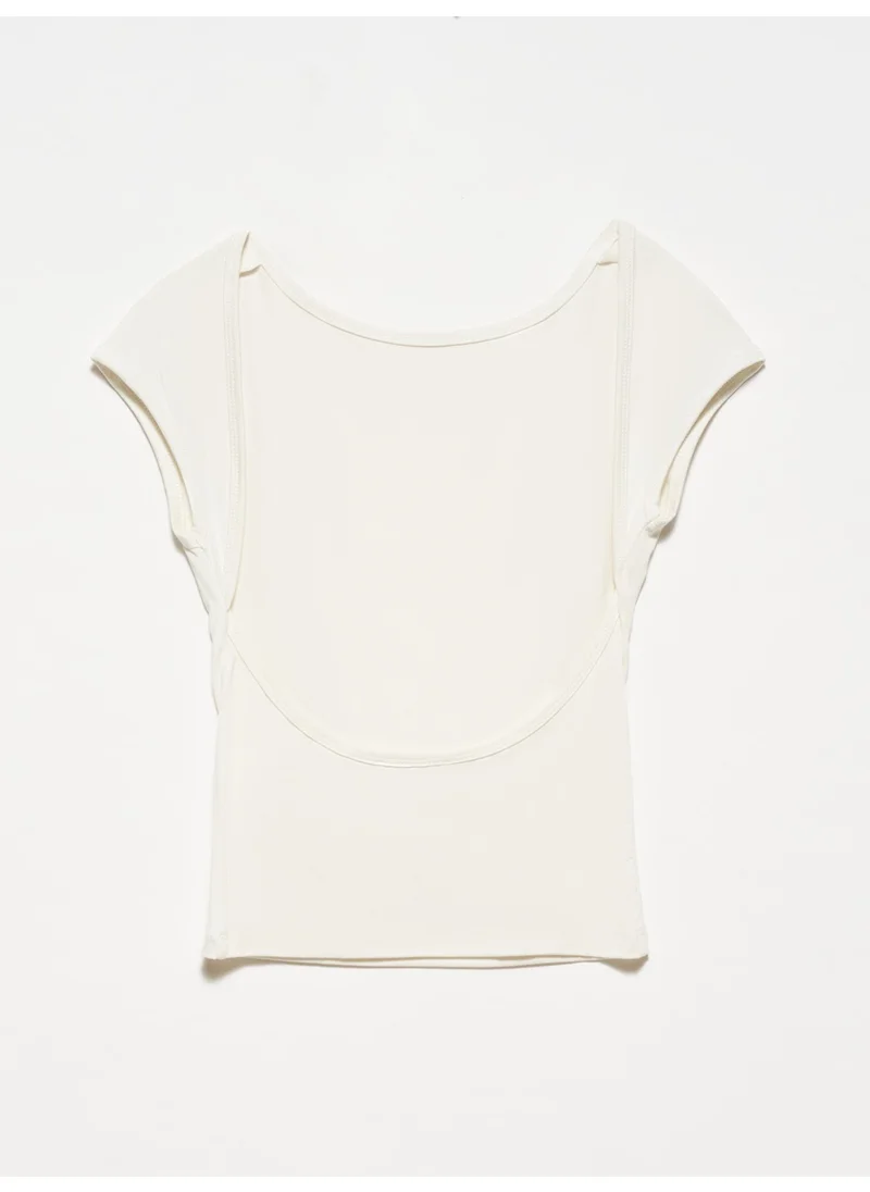 ديلفين 20230 Low-Rise Top-Ecru