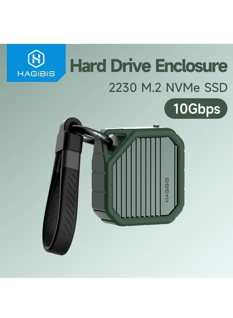 2230 M.2 NVMe SSD Enclosure USB 3.2 Gen 2 10Gbps to NVMe PCI-E M.2 SSD Case External SSD for Laptop iPhone 15 Pro iPad - Image 2