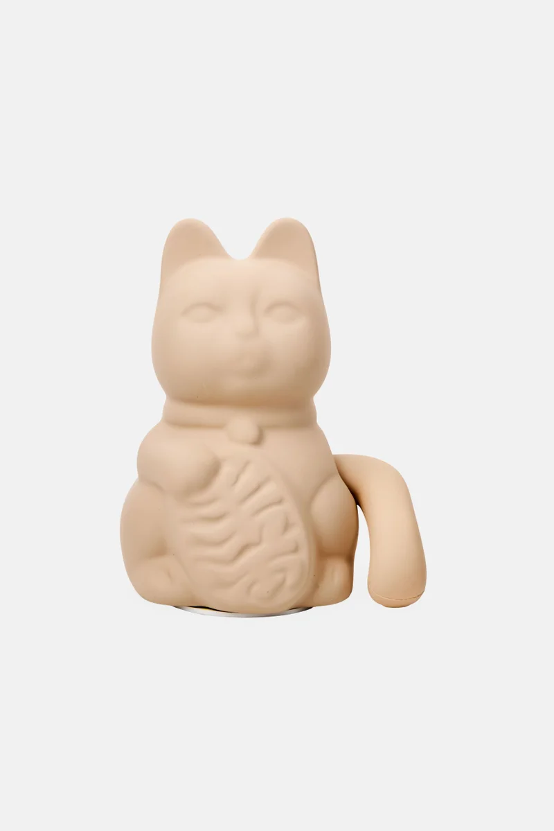 موي موتشو Battery Powered Waving Cat, Beige