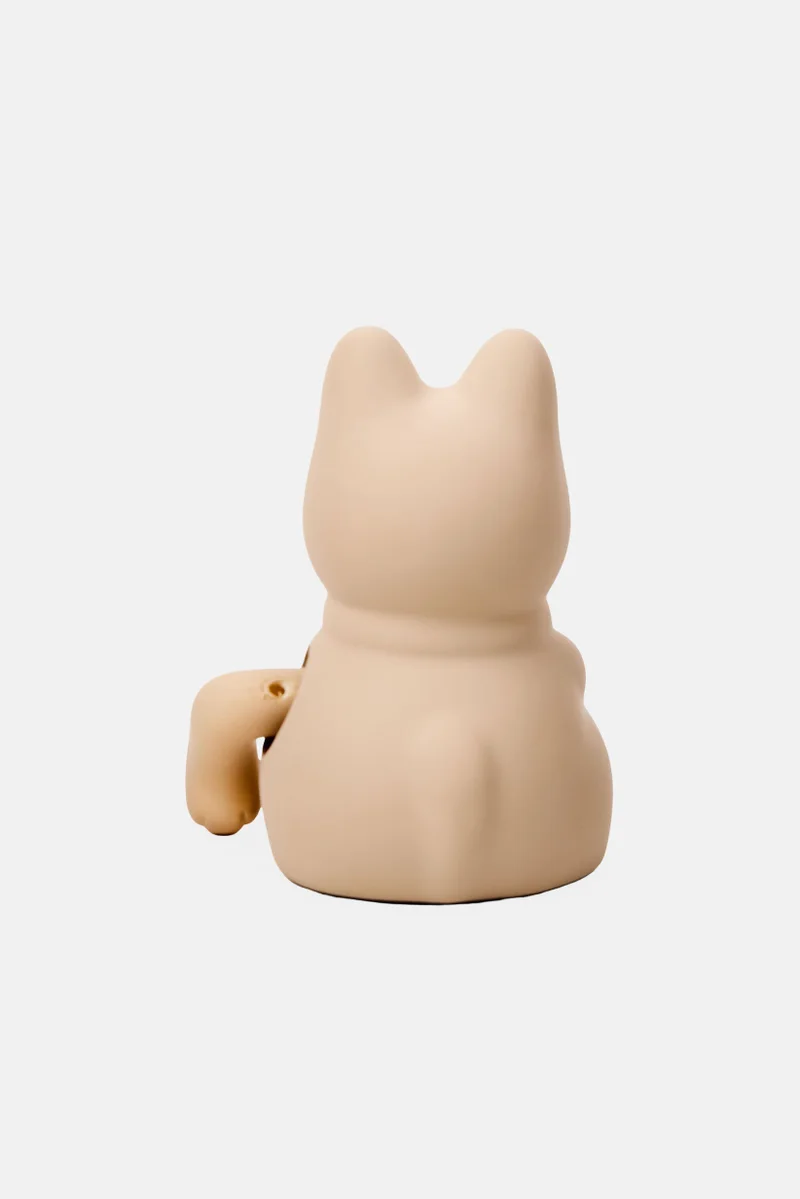 موي موتشو Battery Powered Waving Cat, Beige