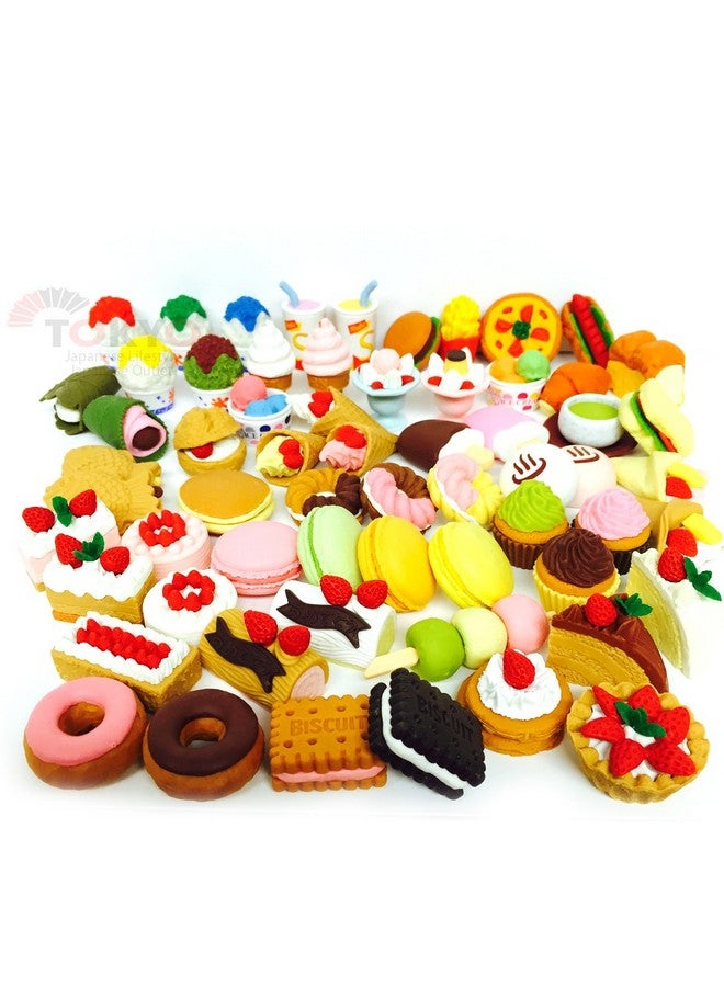 Iwako Erasers Animal & Dessert Assorted Collection - Pack Of 30 (15 Animals + 15 Desserts) - Image 3