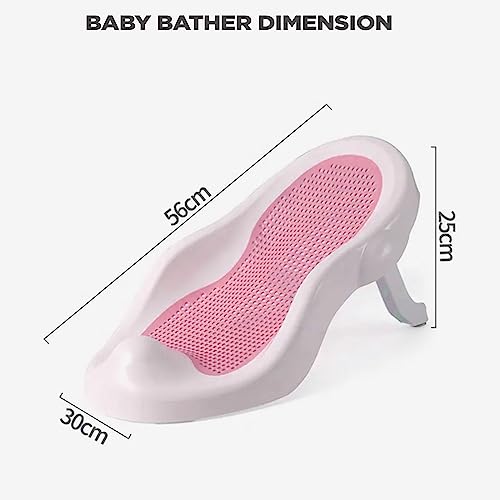 Safe-O-Kid Baby Bather Baby Bather Silicone Mesh with 1 Year Warranty for New Born to Infants for New Born to Infants - Pink - Image 3