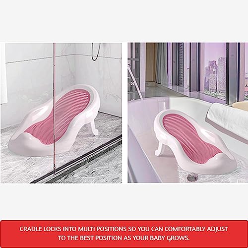 Safe-O-Kid Baby Bather Baby Bather Silicone Mesh with 1 Year Warranty for New Born to Infants for New Born to Infants - Pink - Image 5