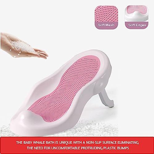 Safe-O-Kid Baby Bather Baby Bather Silicone Mesh with 1 Year Warranty for New Born to Infants for New Born to Infants - Pink - Image 4