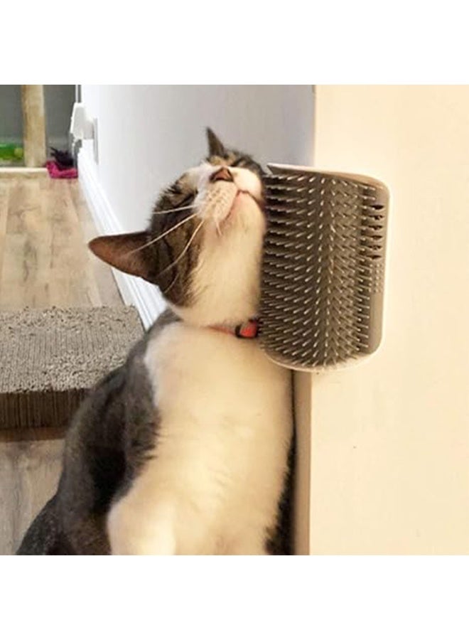 مجموعة من 2 ماكينة حلاقة مشط لتدليك ناعمة ذاتية التمشيط مع النعناع البري للكلاب والقطط ذات الشعر الطويل - Image 3