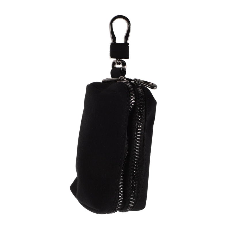Unisex Zippered Key Case Wallet Pouch Compact Keychain Holder For Car Keys Cards Soft Material Daily Use Travel - Image 1