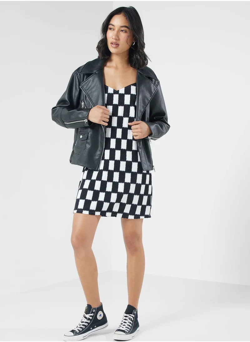 VANS Benton Checker Cami Dress