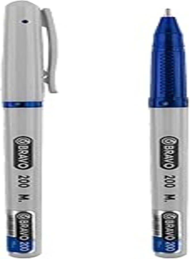 Bravo 200 Pack Of 10 Pens 1.0mm Blue