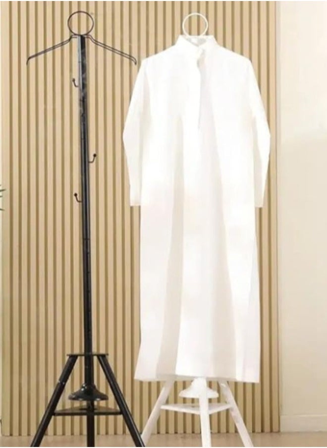 جاجيك Clothes Incense Burner Stand - 175cm long bakhoor burner stand hanger with cloth hooks and holes for steaming clothes for Indoor Ourdoor(White)  - Image 5