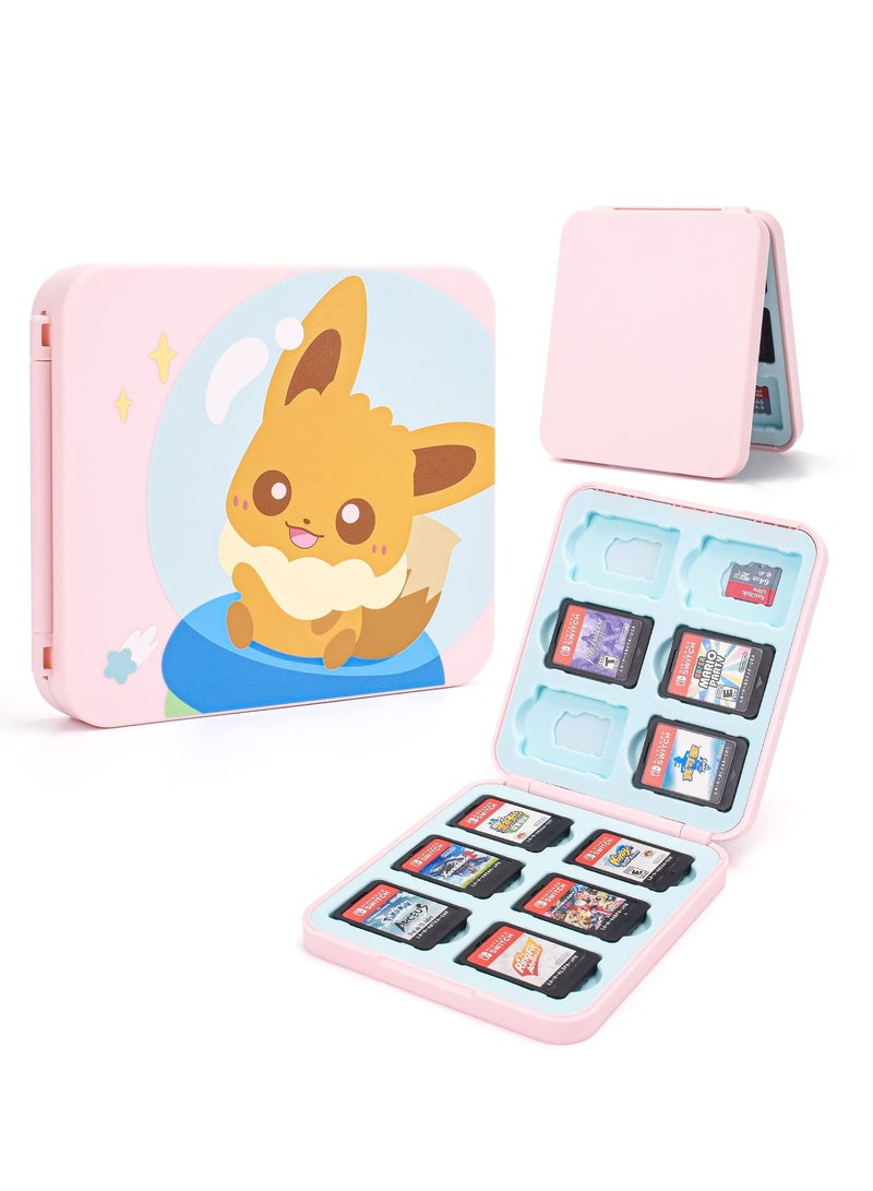 Excefore Game Card Case for Nintendo Switch Lite / Switch / Switch OLED, 12 Slots Game Cards Holder and 12 Micro SD Card Slots, Portable Game Card Storage Cartridge Box  - Image 1