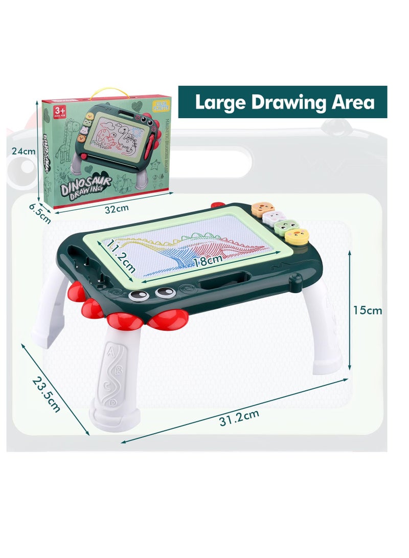 SYOSI Magnetic Drawing Board, Lovely Cartoon Kids Drawing Board, Erasable Doodle Education Learning Kid Toys, Magnetic Drawing Board Doodle Pad, Educational Learning Travel Toys, for 1 2 3 Year Old Kids - Image 3