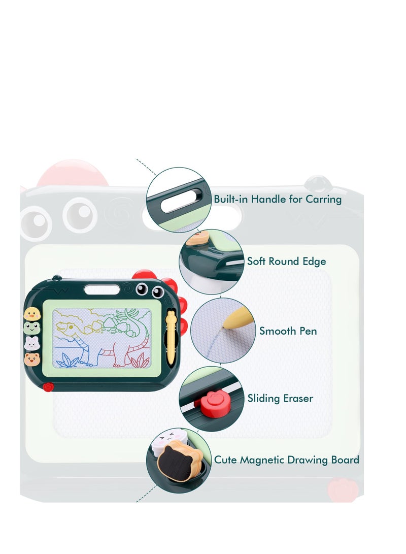 SYOSI Magnetic Drawing Board, Lovely Cartoon Kids Drawing Board, Erasable Doodle Education Learning Kid Toys, Magnetic Drawing Board Doodle Pad, Educational Learning Travel Toys, for 1 2 3 Year Old Kids - Image 2