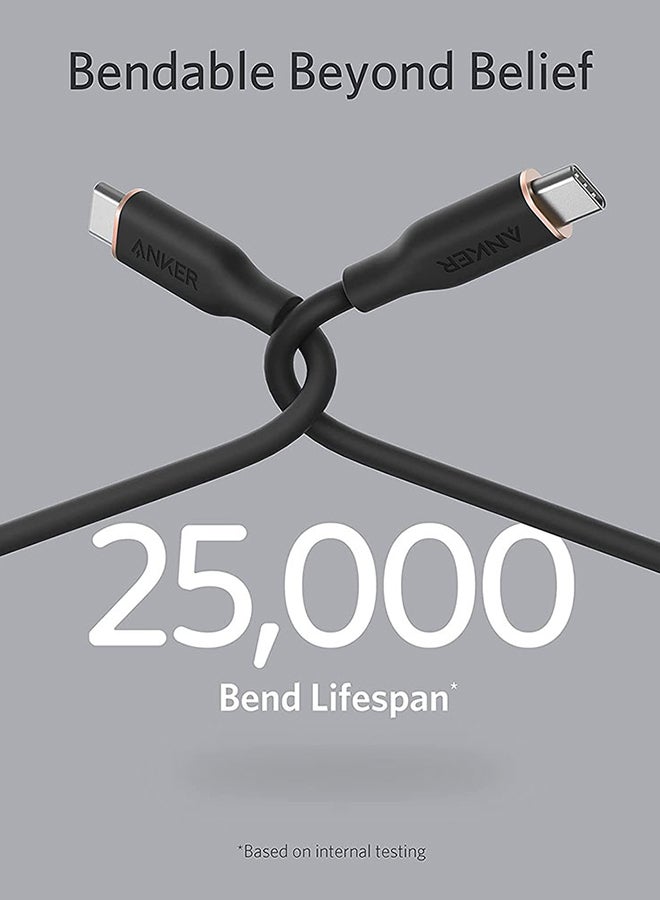 Anker USB-C to USB-C Cable, 643 Cable 100W 6ft, USB 2.0 Type C Charging Cable Fast Charge for iPhone 17/16 Series, MacBook Pro/Air, iPad, Samsung, Huawei, Xiaomi, Redmi, Vivo, Oppo and More - Image 4