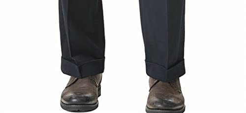 Dockers Men's Relaxed Fit Comfort Khaki Pants-Pleated, Dockers Navy, 38W x 30L - Image 4