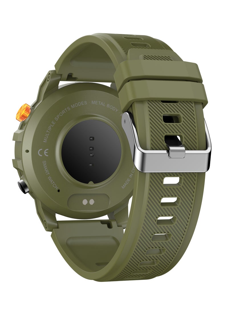 Smart Watch, Always On Display Bluetooth Call Waterproof Fitness Watch Compatible with Android iOS Green - Image 4