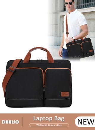 Laptop Bag Briefcase 15.6 Inch Computer Bag Laptop Case for Men Women 360° Protective Laptop Shoulder Bag with Strap Large Capacity Lightweight Protective Sleeve for Laptop Computer Cases with Reflective strip Messenger Bag for Travel Business School - pzsku/Z514DE36F71D370662C2CZ/45/_/1735198130/c77b9b44-64cf-4aa7-90cf-66d3f97ea9b9