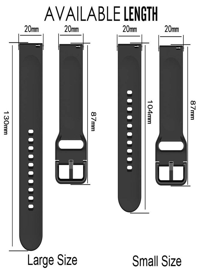 QGHXO سوار بديل من QGHXO لساعات Amazfit GTS 4/4 Mini/3/2/2e/ GTR Mini/GTR 42mm/Active، سوار بديل من السيليكون الناعم لساعات Amazfit Bip 3/3 Pro/U Pro/S lite/Lite/S/U - Image 4