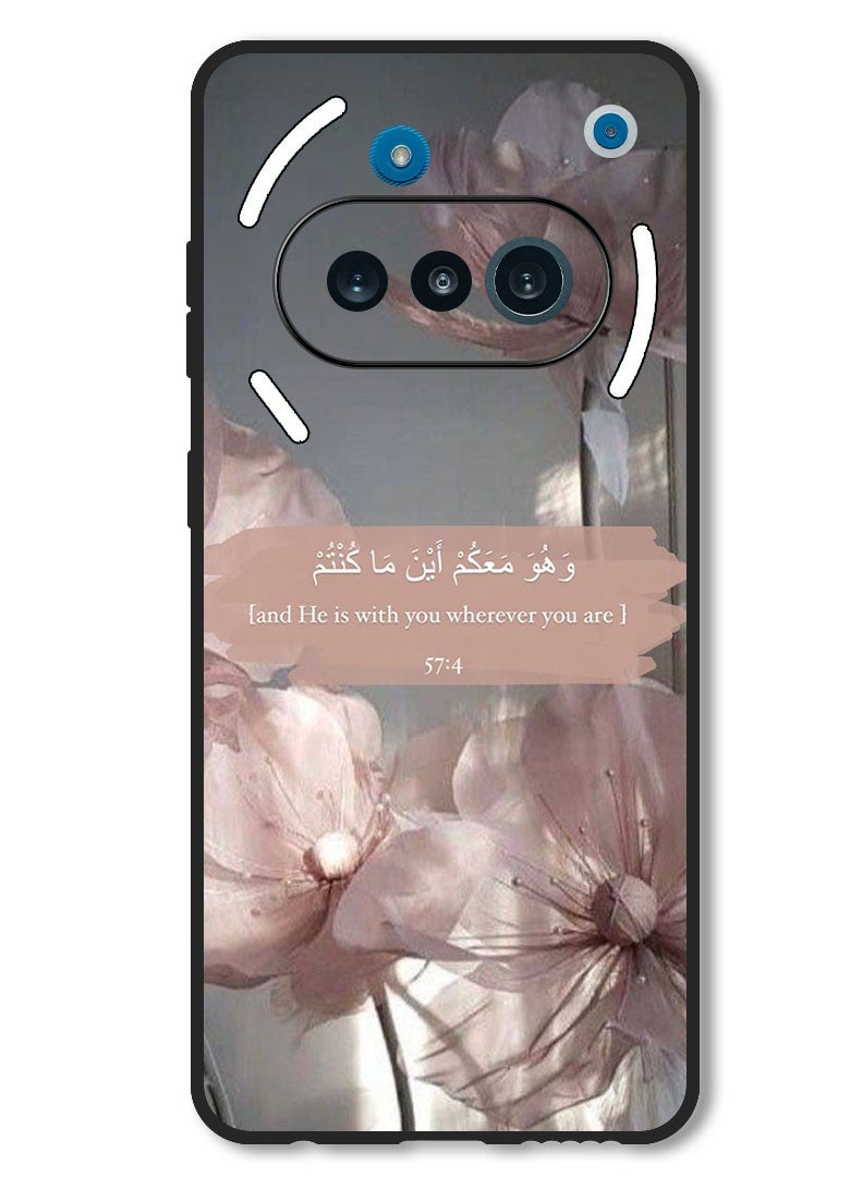 Theodor Case Compatible with Nothing Phone 3a Protection Shockproof Bumper Cover He is with you - Image 1