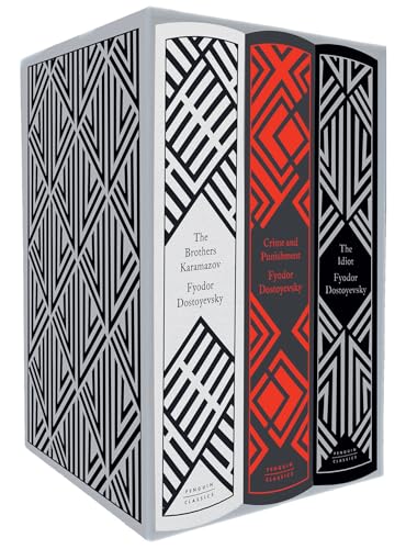Fyodor Dostoyevsky Boxed Set: Crime and Punishment, The Idiot, The Brothers Karamazov: Crime and Punishment; The Idiot; The Brothers Karamazov [Hardcover] [Oct 16, 2025] Dostoyevsky, Fyodor; McDuff, David; Bickford-Smith, Coralie and Bickford-Smith, Coralie