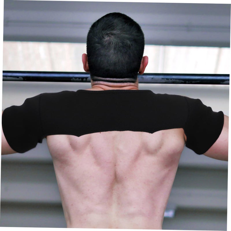 Large Double Shoulder Support Pad Warm Compression Sleeve for Outdoor Sports Mountaineering - Image 4