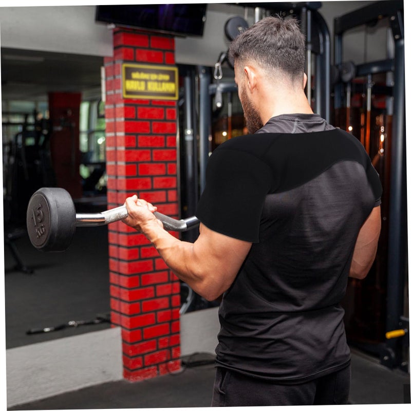 Large Double Shoulder Support Pad Warm Compression Sleeve for Outdoor Sports Mountaineering - Image 5
