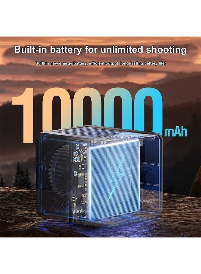 FlashHawk 80W Professional Handheld Photography Light, COB Portable LED Video Light with Softbox and Handheld Tripod, 2500-6500K CRI 96+ , 10000mAh Big Battery, Type-C power supply for Video Shooting, Outdoor Photography - Image 4