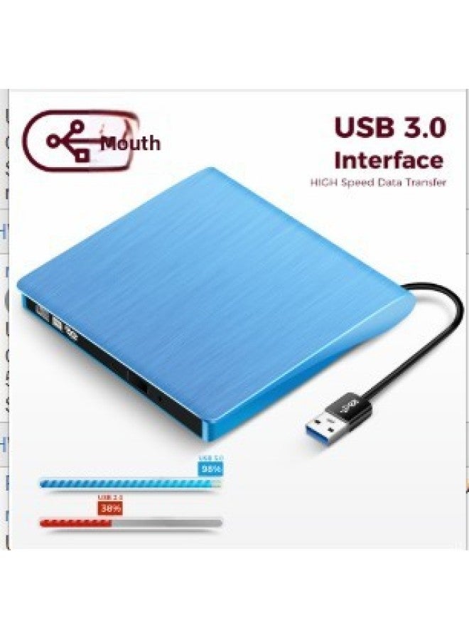 Hot Brushed USB External DVD Burner Player Brand Original Package Movement Direct Sales-Color:Black - Image 3