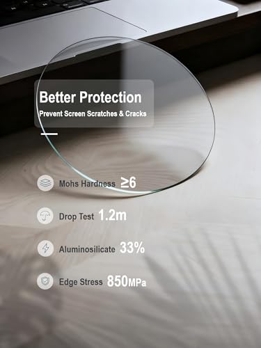 iDaPro [4Pack] Screen Protector for Garmin fenix 7X Pro Sapphire Solar/Fenix 7X Pro Solar/Fenix 7X Sapphire Solar/Fenix 7X Solar Watch Tempered Glass + Silicone Anti-dust Plugs Anti-Scratch - Image 5