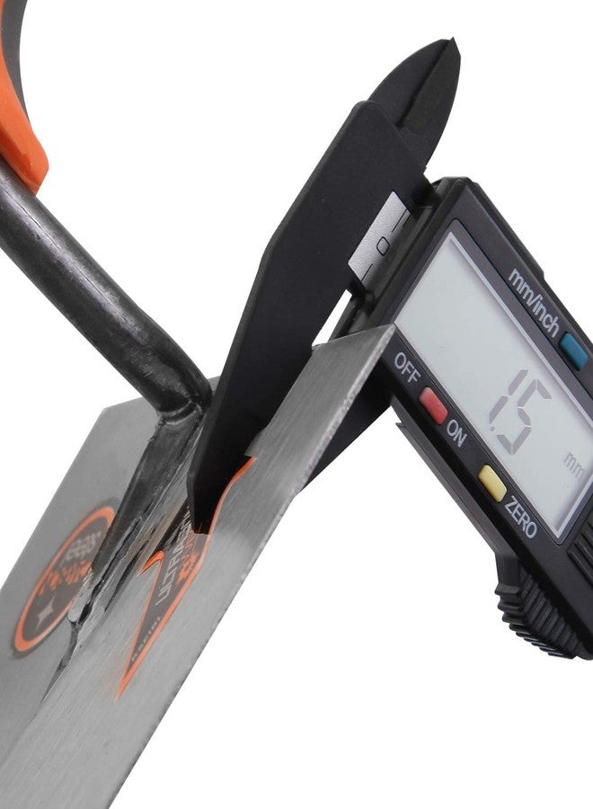 KSEIBI 281470 Narrow Bucket Brick Trowel Rubber Handle Square Tip Bricklaying Trowel (8inch-200mm) - Image 4