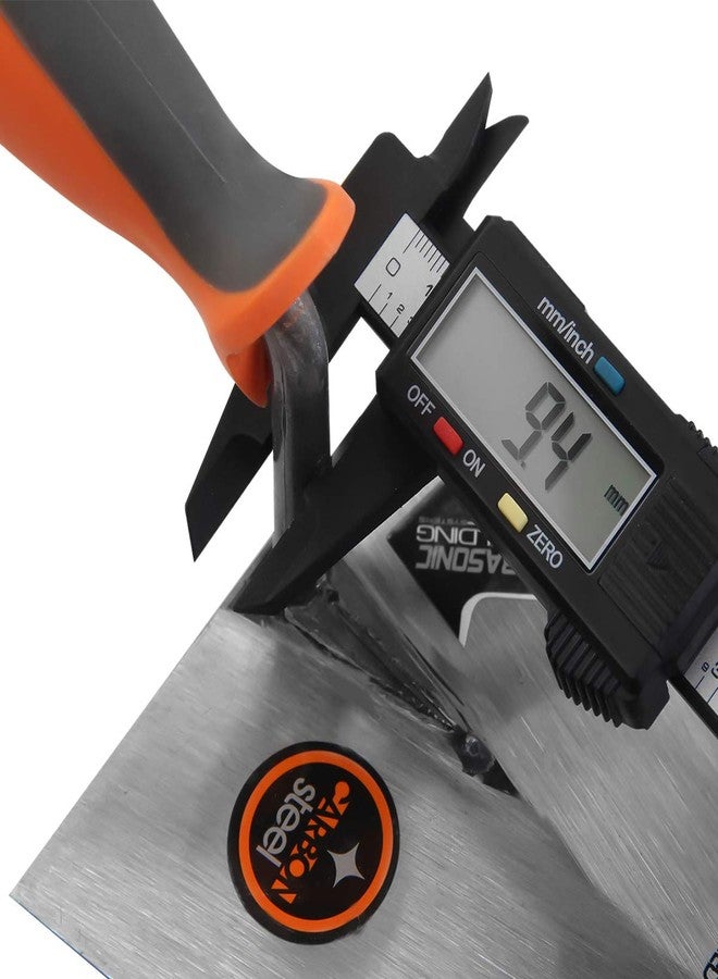 KSEIBI 281470 Narrow Bucket Brick Trowel Rubber Handle Square Tip Bricklaying Trowel (8inch-200mm) - Image 3