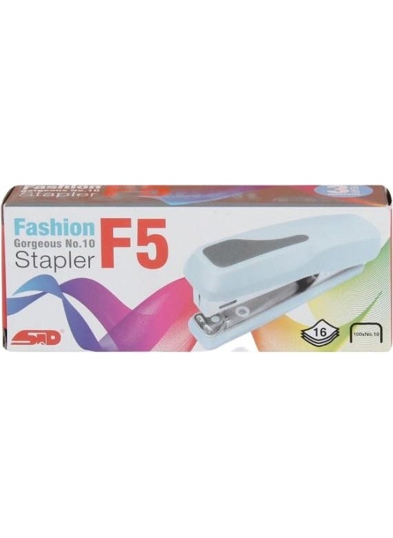 STD Stapler Machine Black Blue F5 No:10 1 Piece Stapler Machine Office School Student Small Size  - Image 2