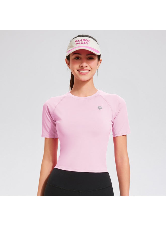 Corif Short Sports T-shirt Quick-drying Short-sleeved Outdoor Running Fitness Clothing Breathable Spring And Summer Women's