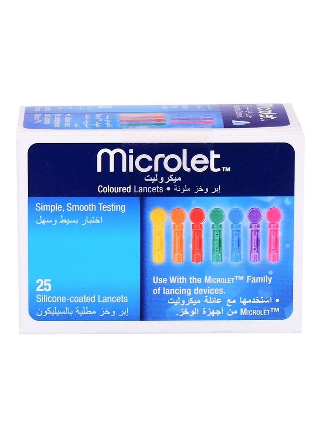 Contour Microlet Color Lancets 25'S - Image 1