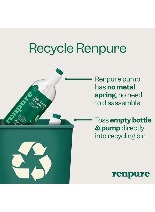 Renpure Tea Tree & Mint Purifying Body Wash 24Oz 2Pack - Image 4