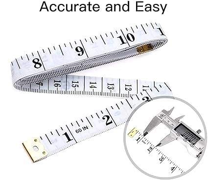 Premium 15 m150 cm 60inch5ft Sewing Tailor Tape Durable Soft Fiberglass for Tailoring Dressmaking DIY and Body Measuring Quantity in Variations 2  - Image 3