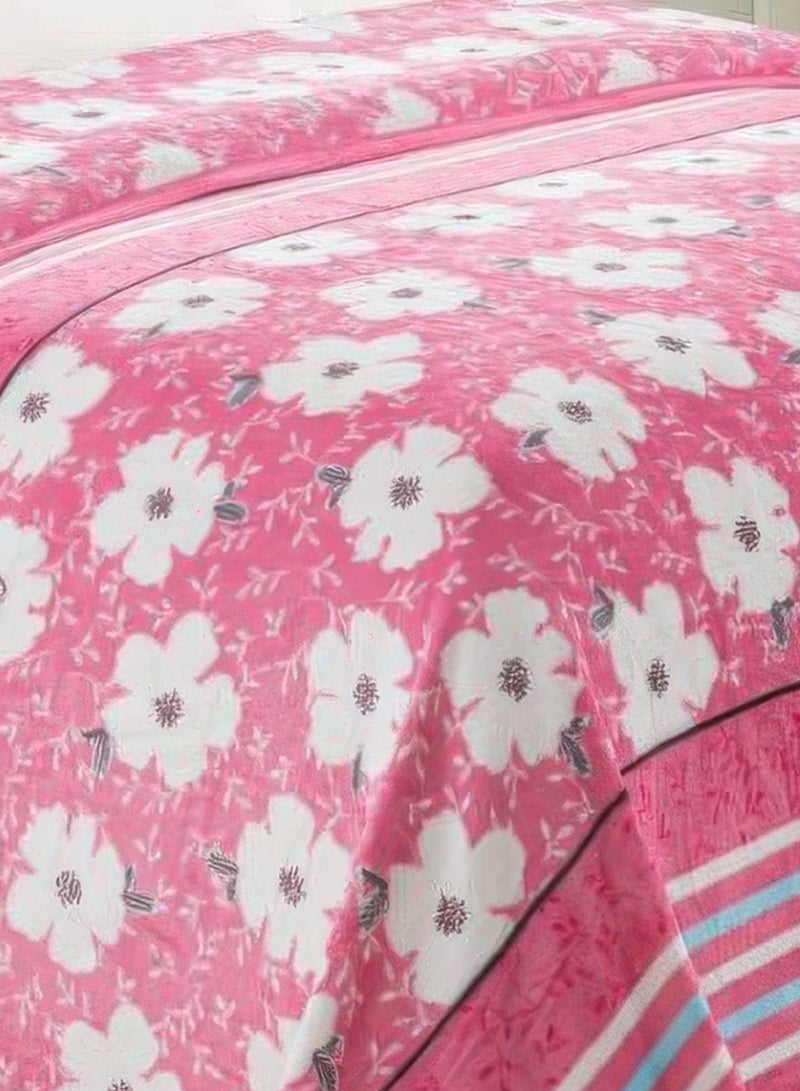 Floral Throw Blanket Colorful Flower Throw Blanket for Couch Chair Sofa All Seasons Flannel Fleece Blanket Multi color  - Image 3