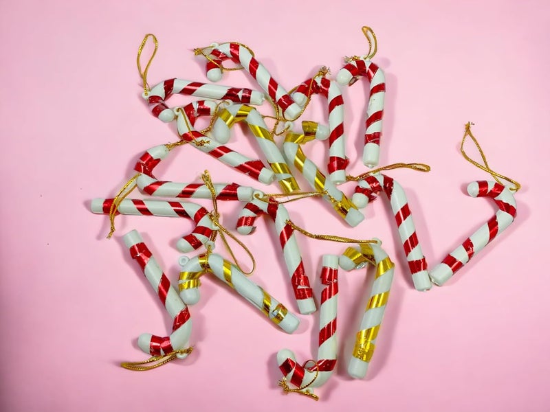 Evisha 3 Feet Long Artificial Christmas Tree and 2 Santa Caps 12 Gift 12 Drum 12 Candy 12 Multi Balls 6 Red Santa Total 54 Pcs Hanging XMass Christmas Decoration - Image 4