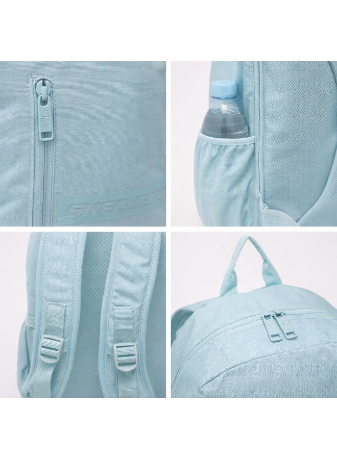 Skechers Lightweight Casual Backpack With Front Zip Pocket Sky Blue - Image 2