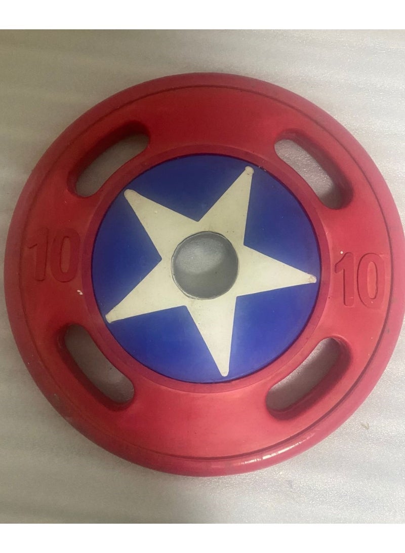 طارات أحمر وزن 10 كجم(فتحة 51 مم/2قطعة) - Image 3