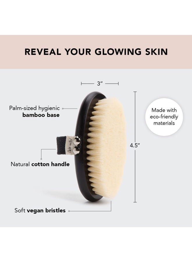 Kitsch Dry Brushing Body Brush – Exfoliating Body Scrubber, Soft Bristle Gentle Back Scrubber, Dry Brush Body Care Exfoliator, Bath Accessories & Dead Skin Remover - Image 2