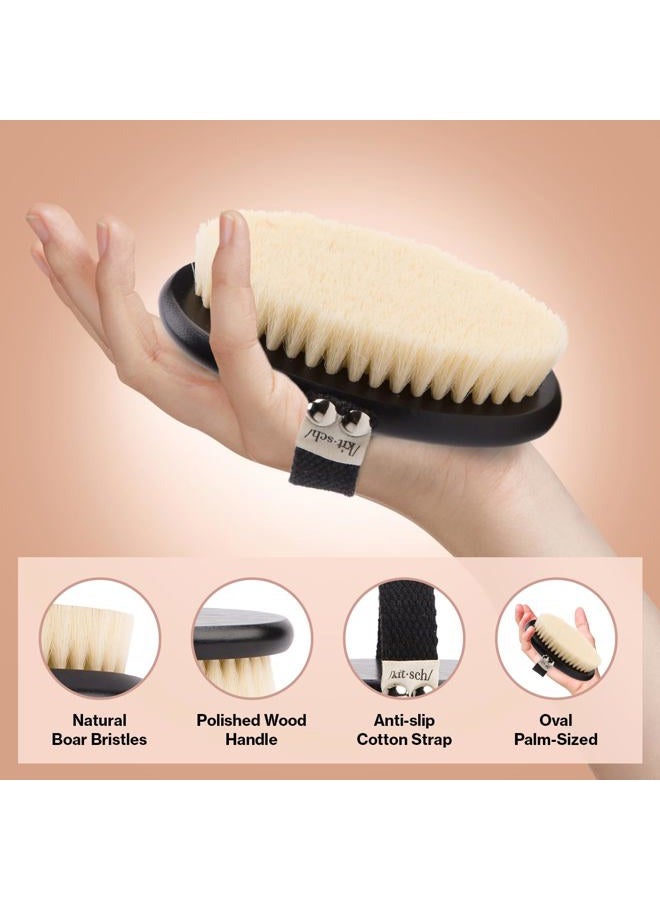 Kitsch Dry Brushing Body Brush – Exfoliating Body Scrubber, Soft Bristle Gentle Back Scrubber, Dry Brush Body Care Exfoliator, Bath Accessories & Dead Skin Remover - Image 4