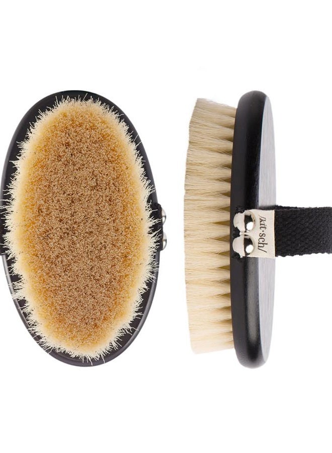 Kitsch Dry Brushing Body Brush – Exfoliating Body Scrubber, Soft Bristle Gentle Back Scrubber, Dry Brush Body Care Exfoliator, Bath Accessories & Dead Skin Remover - Image 1