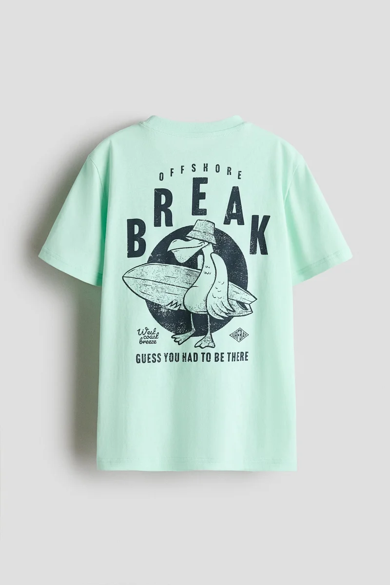 H&M Printed cotton T-shirt