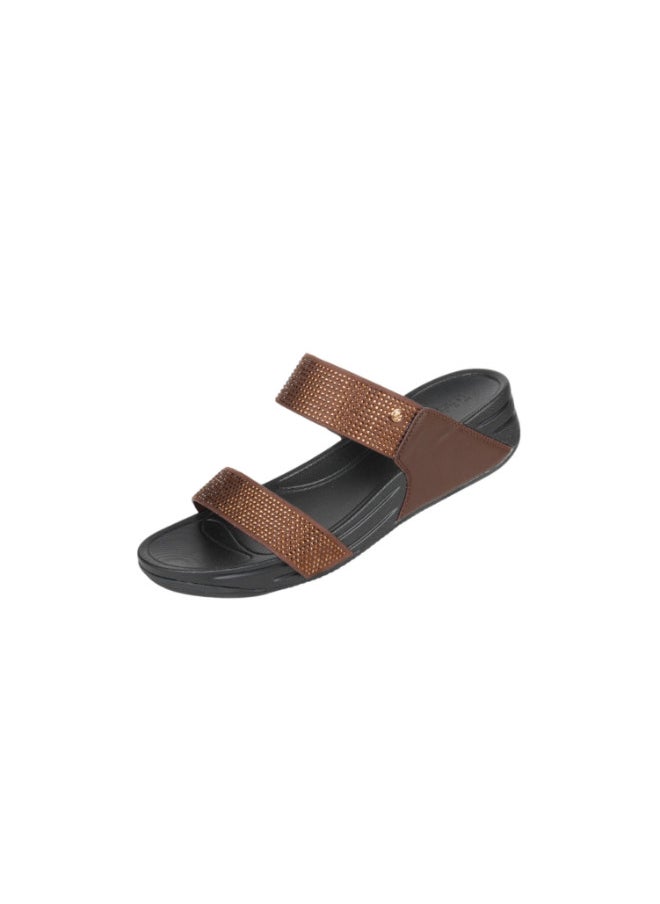 Michelle Morgan - 092-3020 Michelle Morgan Ladies Casual Sandals 414RJ67A Coffee - Image 1