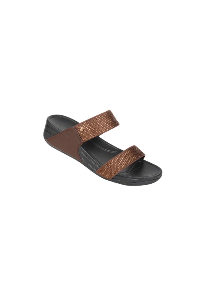 Michelle Morgan 092-3020 Michelle Morgan Ladies Casual Sandals 414RJ67A Coffee