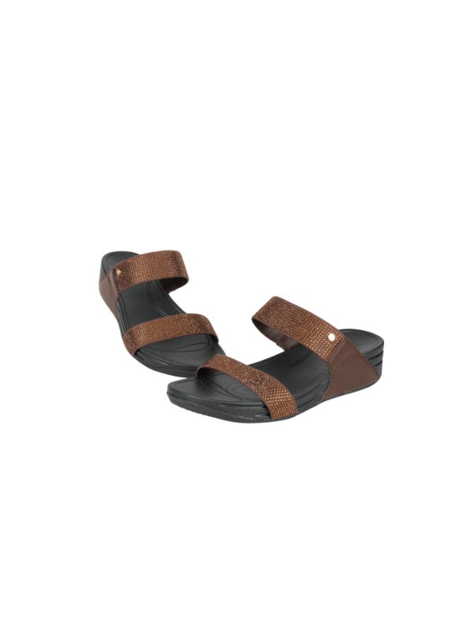 Michelle Morgan - 092-3020 Michelle Morgan Ladies Casual Sandals 414RJ67A Coffee - Image 1
