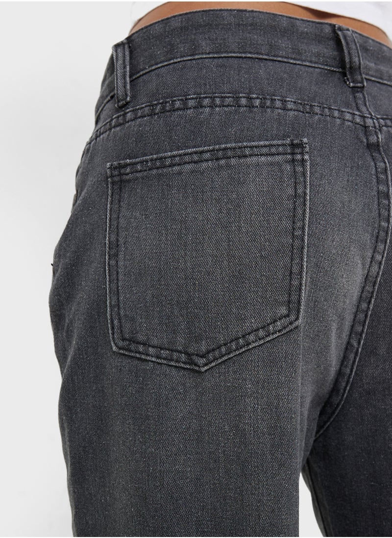 Ginger Mid Rise Straight Fit Jeans  - Image 5